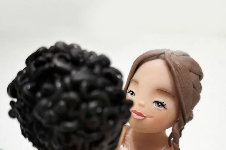 Cake topper romantico