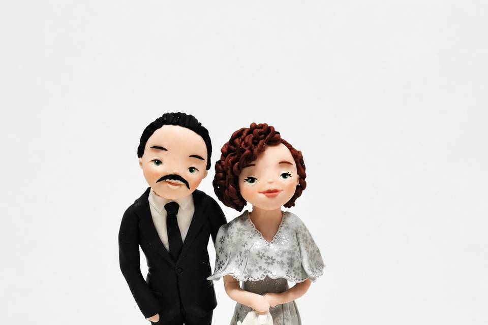Cake topper anniversario