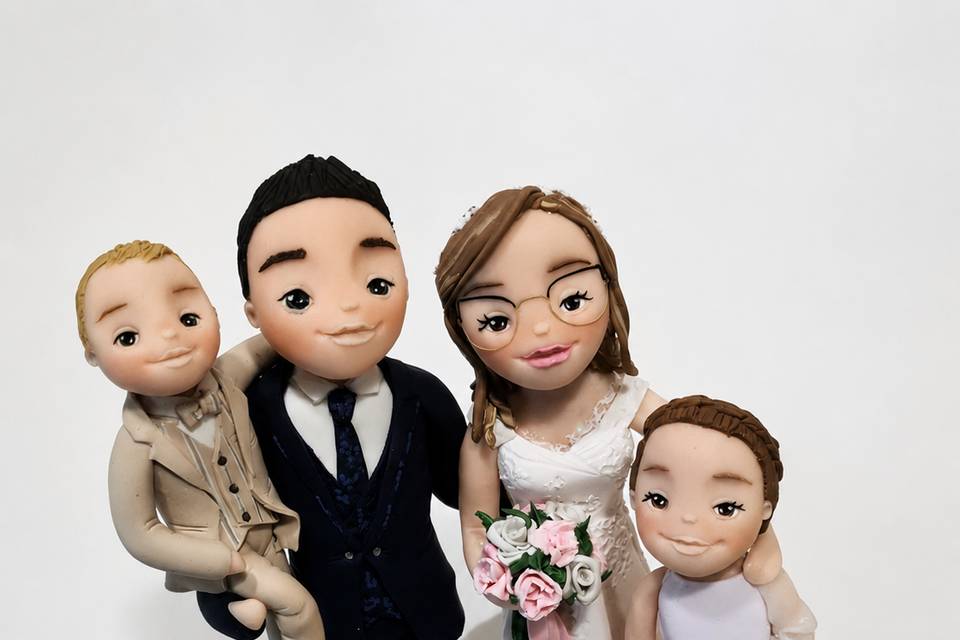 Topper matrimonio con bambini