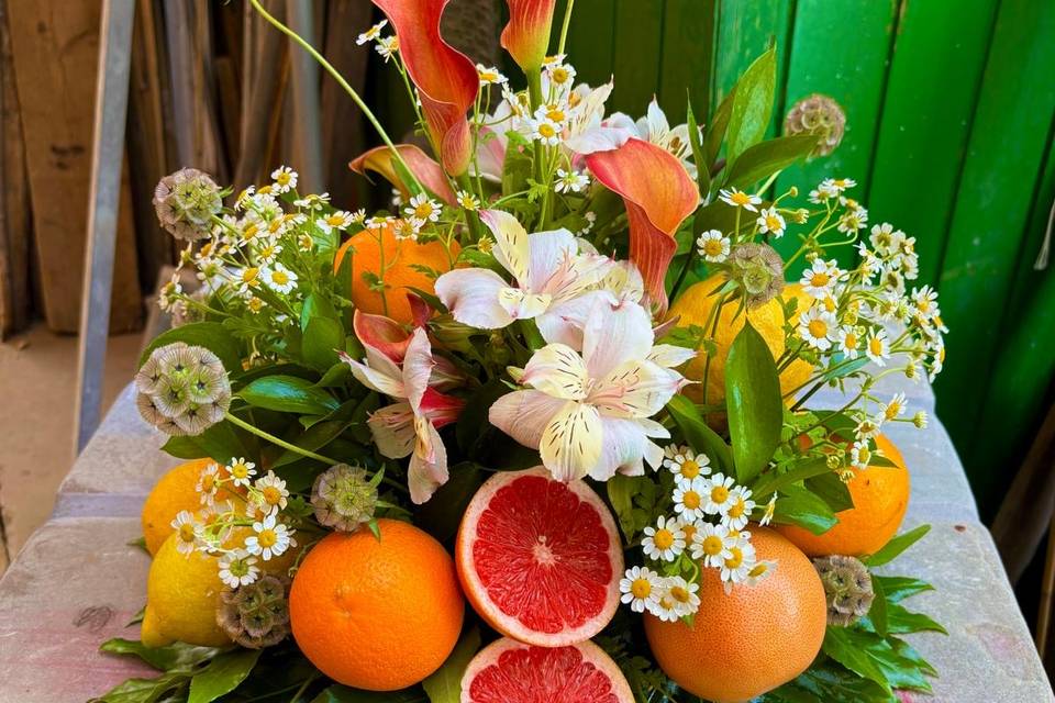 Centrotavola limoni e arance
