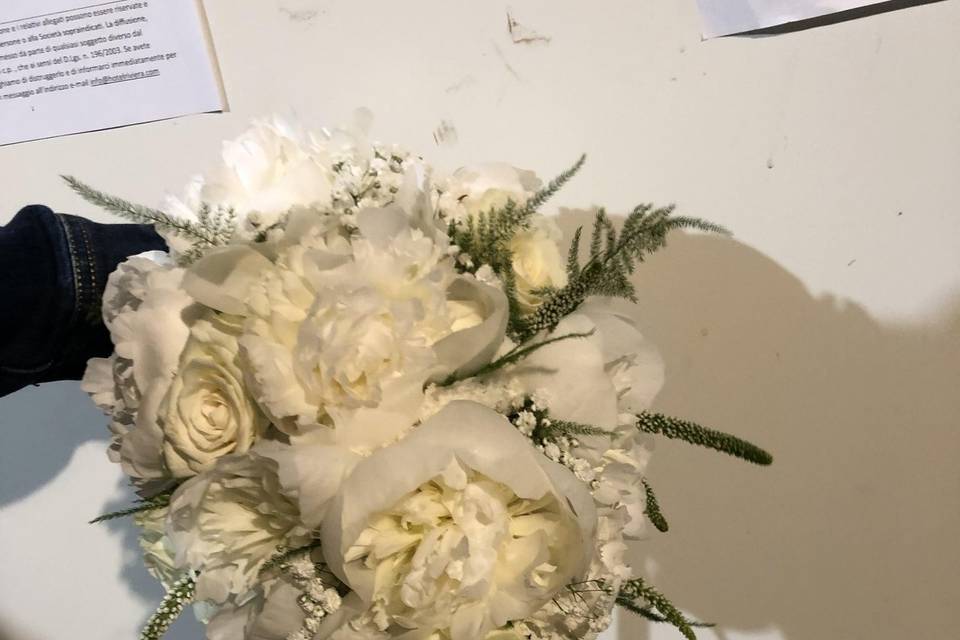 Bouquet sposa a goccia