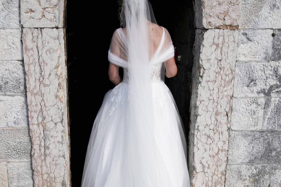 Sposa all'ingresso