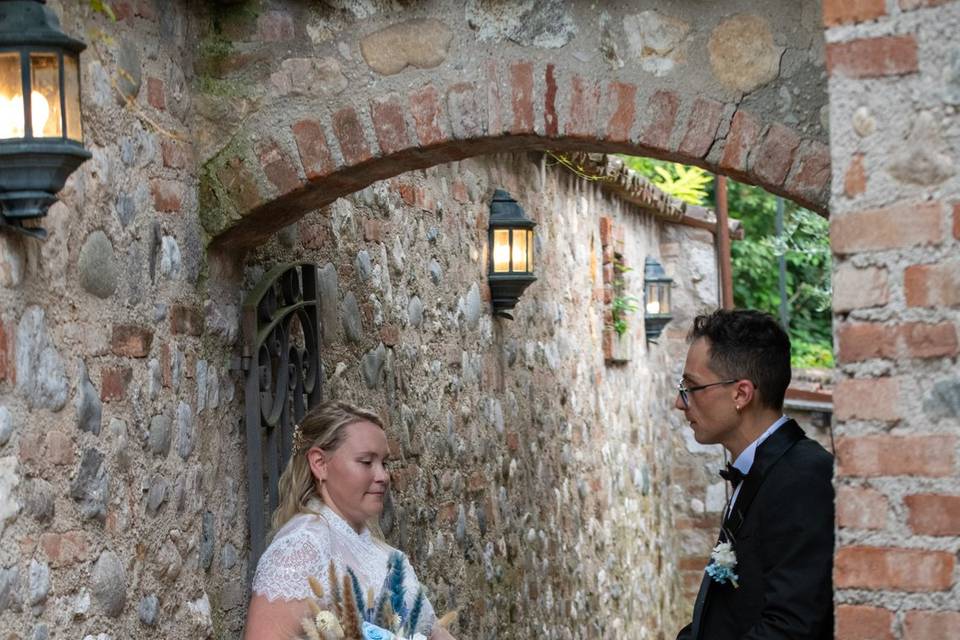 Prima di entrare al ristorante