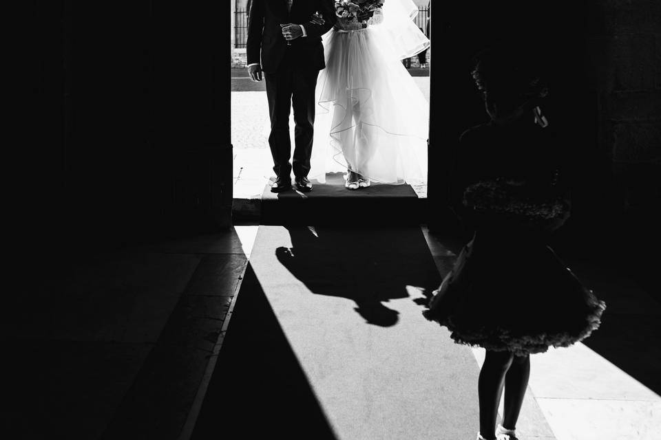 Balck and white Wedding Bari