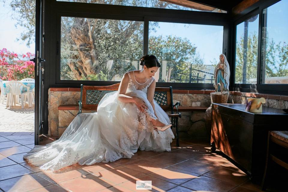 Preparazione sposa