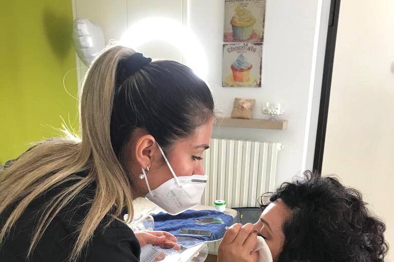 Preparazione trucco