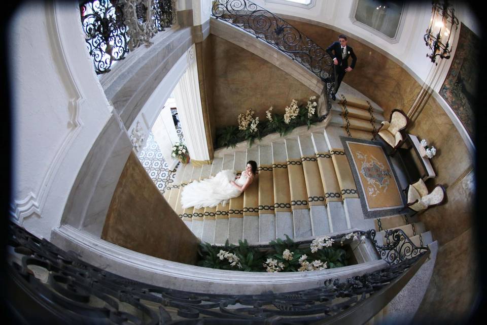 Fisheye staircase