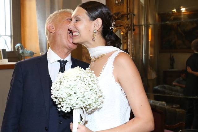 Sposa con papà