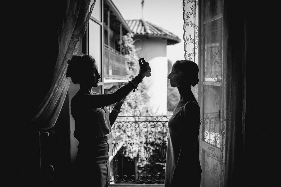 Preparazione sposa