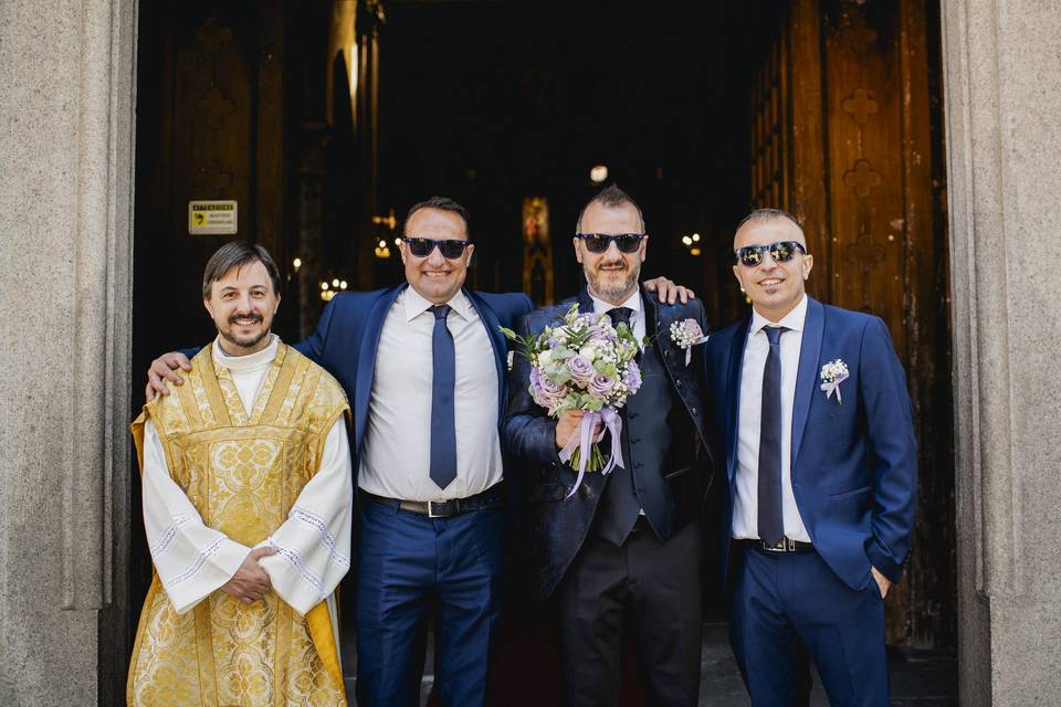 La sposa e il suo papà