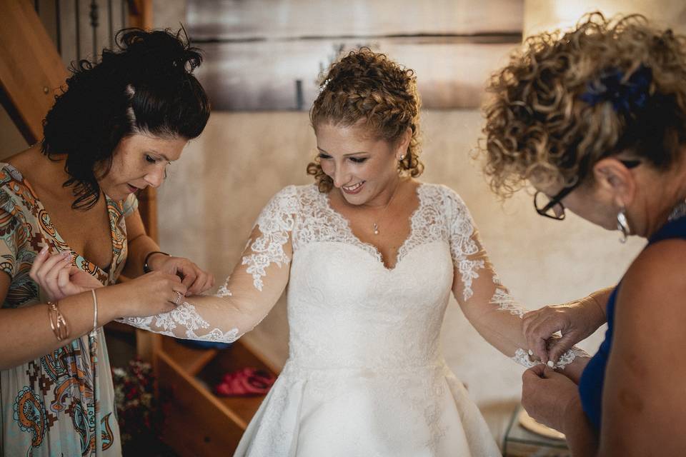 Preparazione sposa