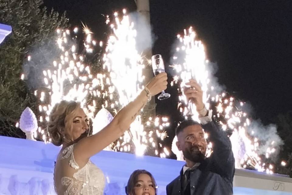 Brindisi con effetti speciali