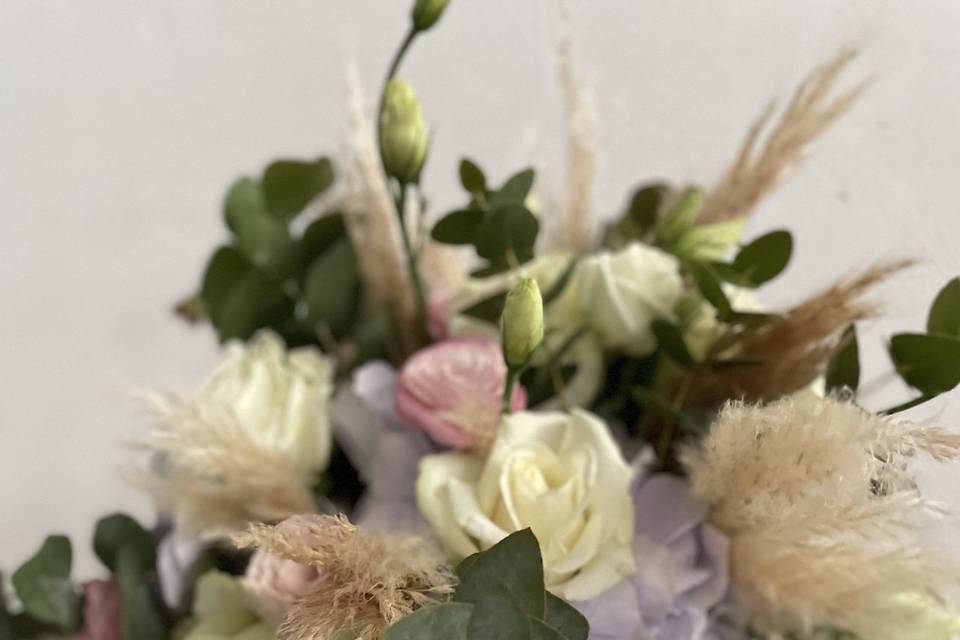 Bouquet sposa pastello