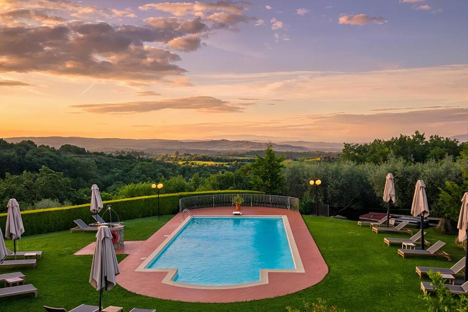 Piscina con vista