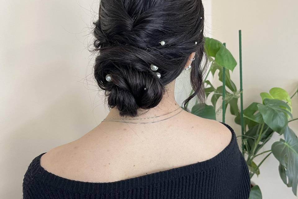 Raccolto basso sposa