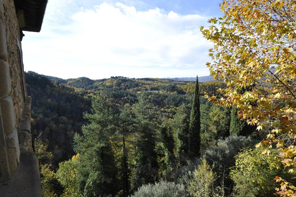Vista dalla piazza d'armi