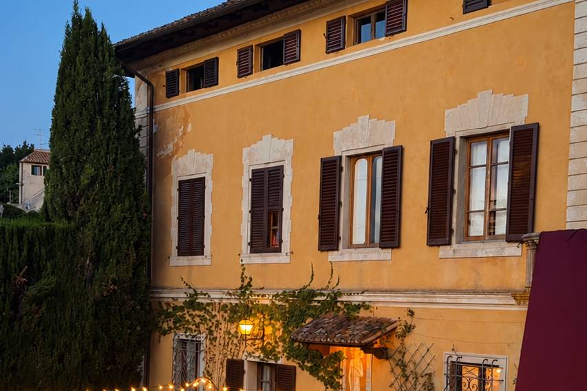 Catenaria di Luci cena
