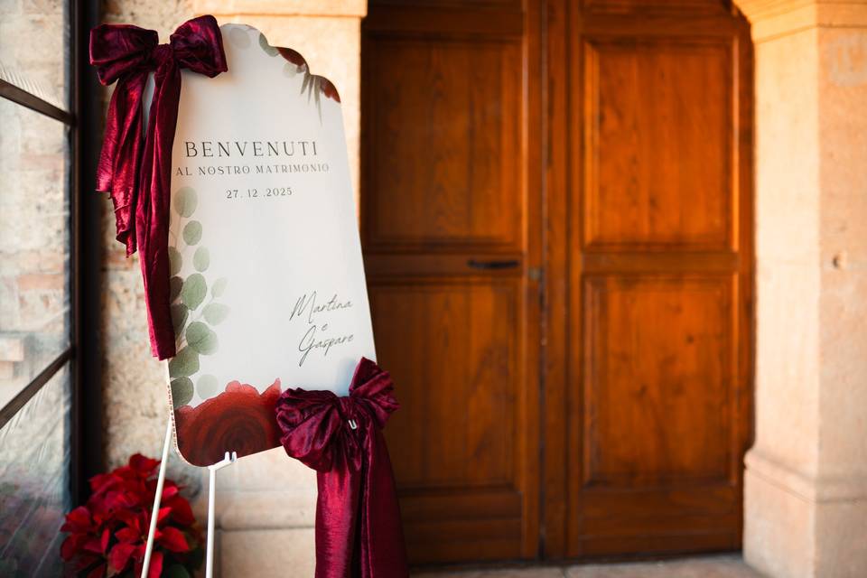 Cartello di benvenuto