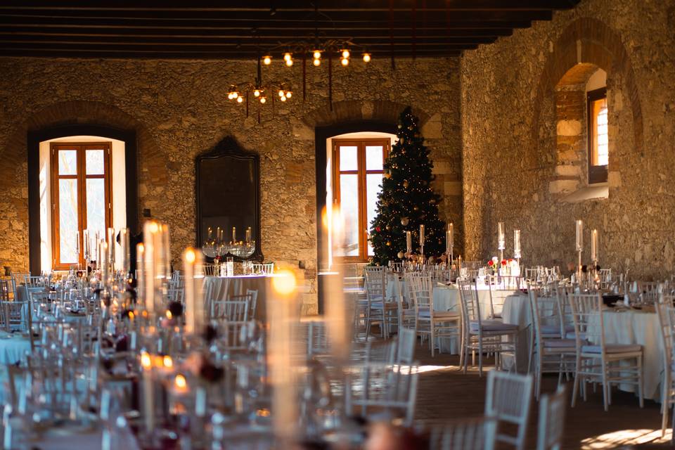 Salone di nozze natalizio