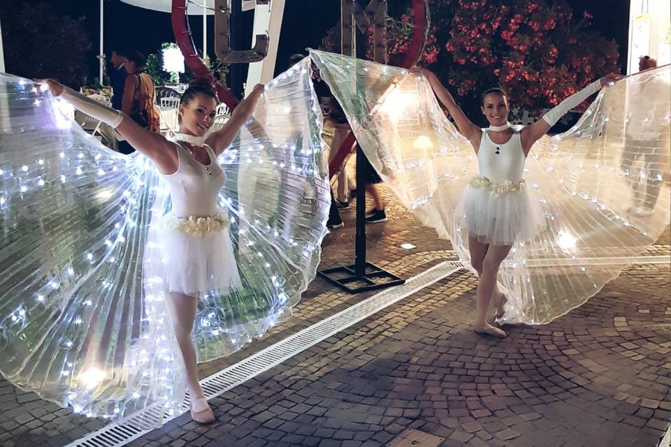 Duo ballerine ali luminose