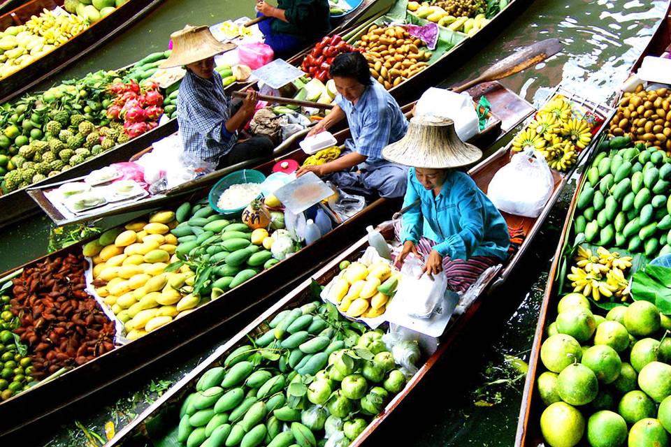 Bangkok - Mercato galleggiante