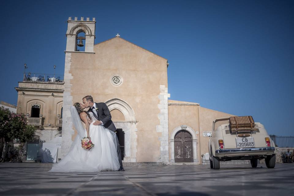 Foto sposi Taormina