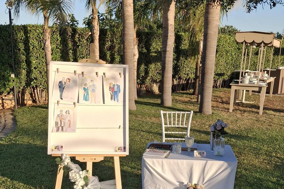 Live painting