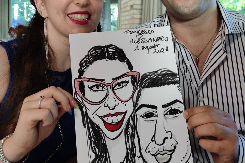 Caricature Charlotte - Caricaturista per Eventi