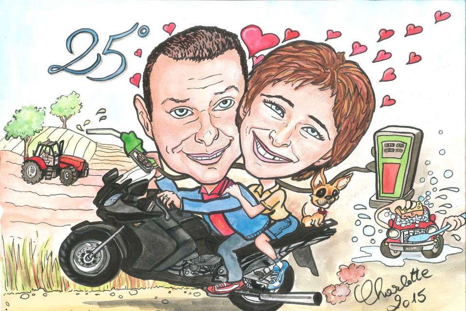 Caricature Charlotte - Caricaturista per Eventi