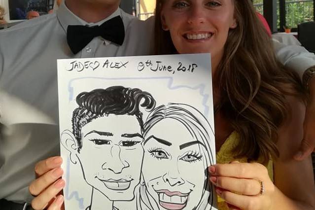 Caricature Charlotte - Caricaturista per Eventi