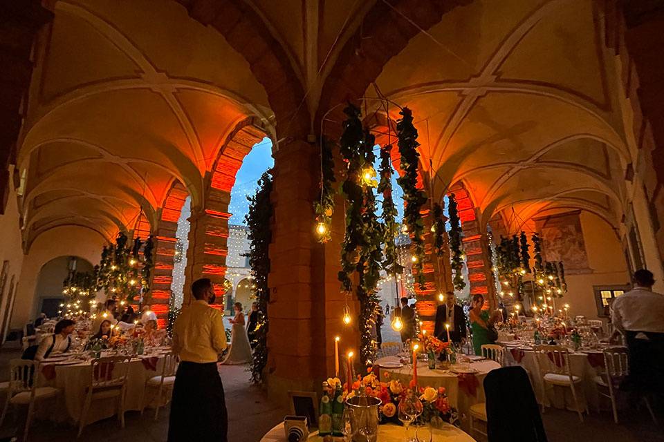 Cena nel Grande Portico