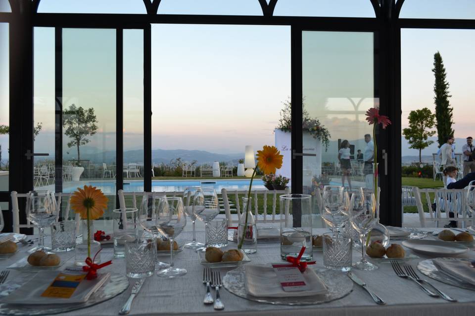 Vista piscina