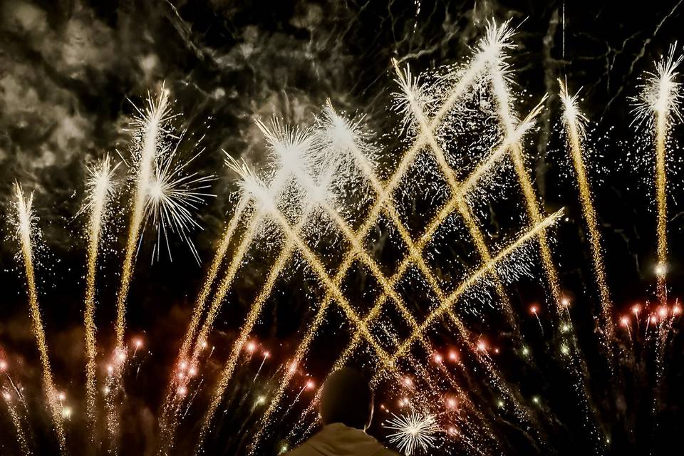 Fireworks night, Mondovì (CN)