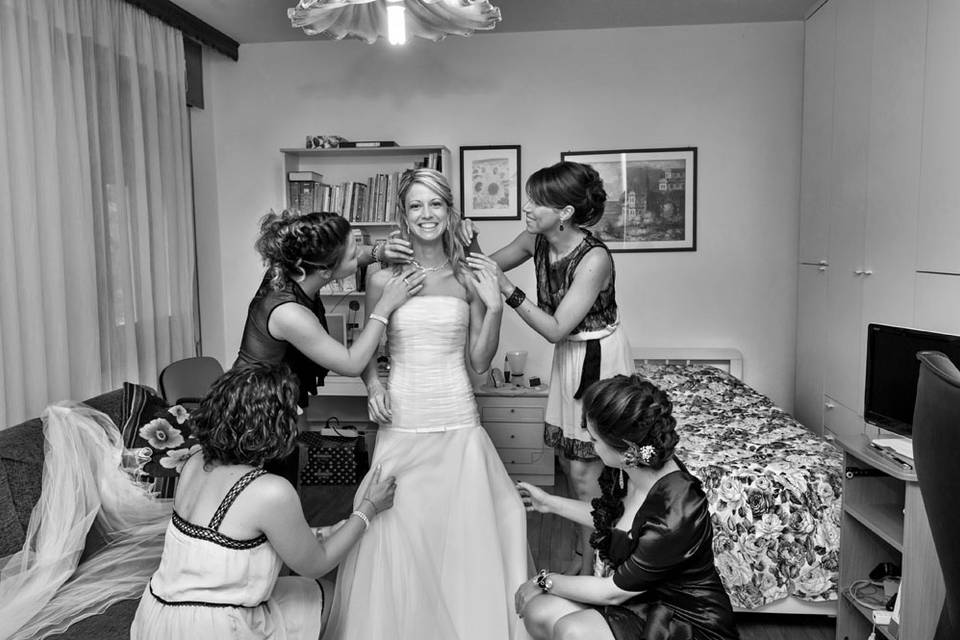La sposa si prepara