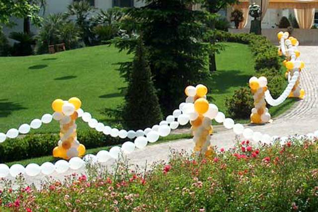 Addobbo Viale con palloncini