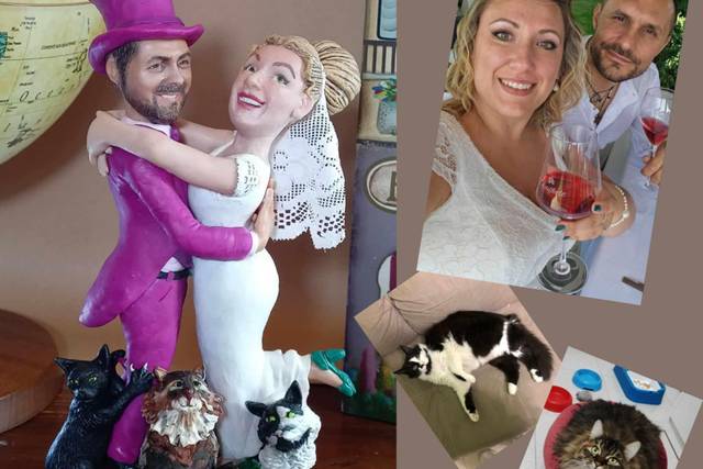 Cake Topper Matrimonio