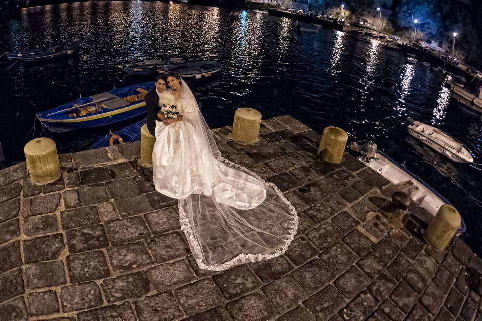 Porto di Scilla notturno