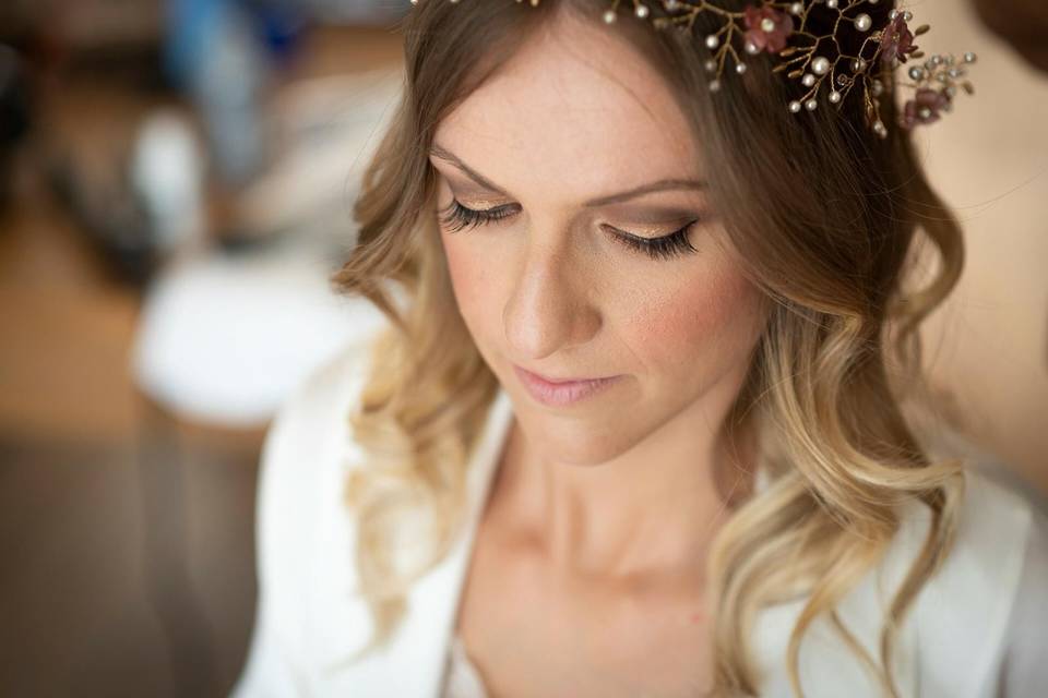 Trucco sposa floreale 2019