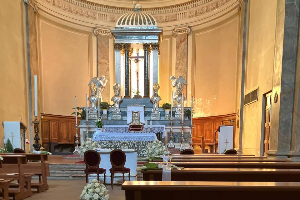 Allestimento chiesa