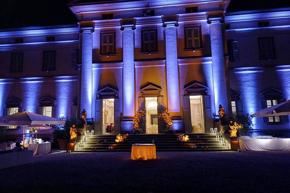 Illuminazione villa
