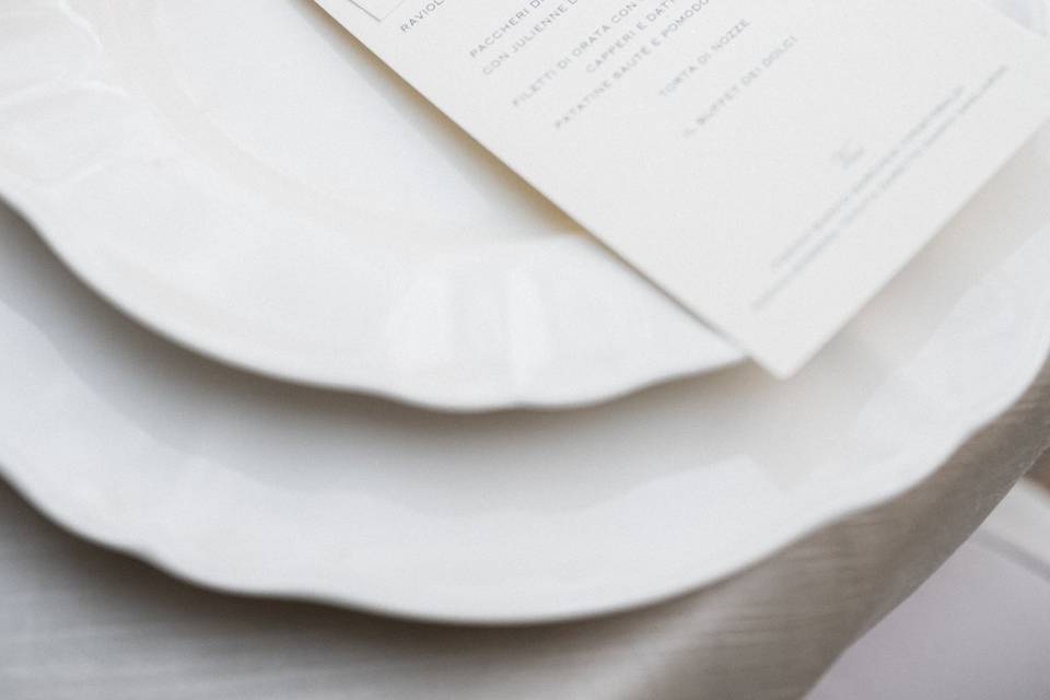Mise en place menu