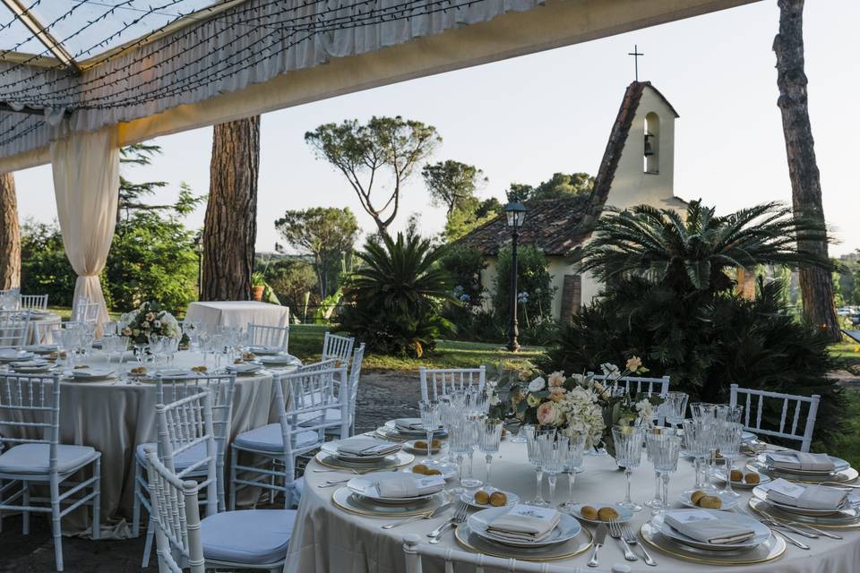 Pranzo nel piazzale