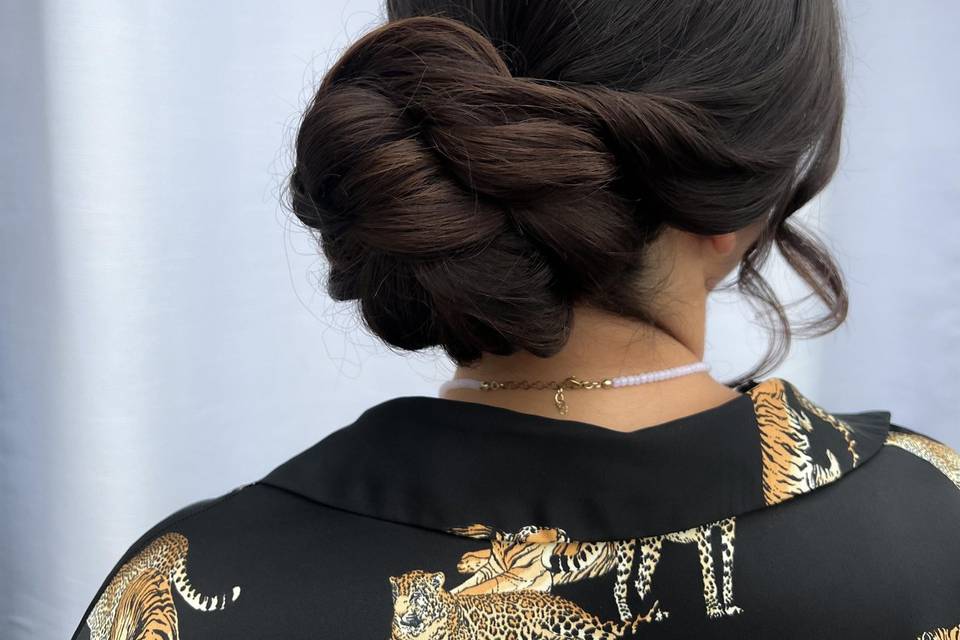 Chignon basso, una vera nuvola