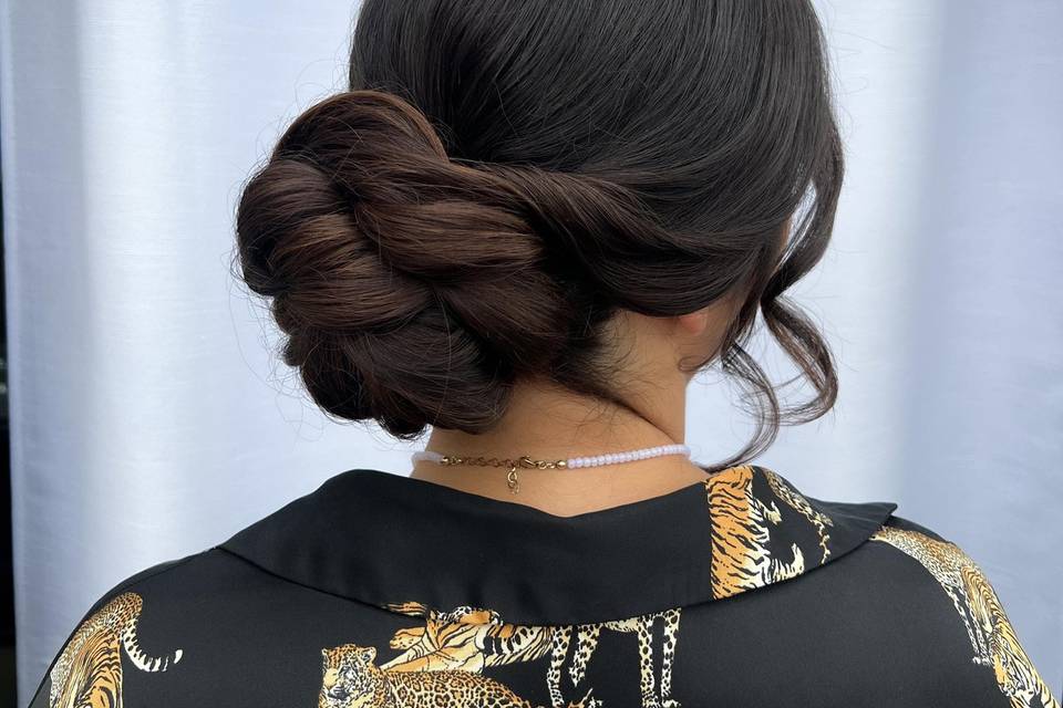 Chignon basso, una vera nuvola