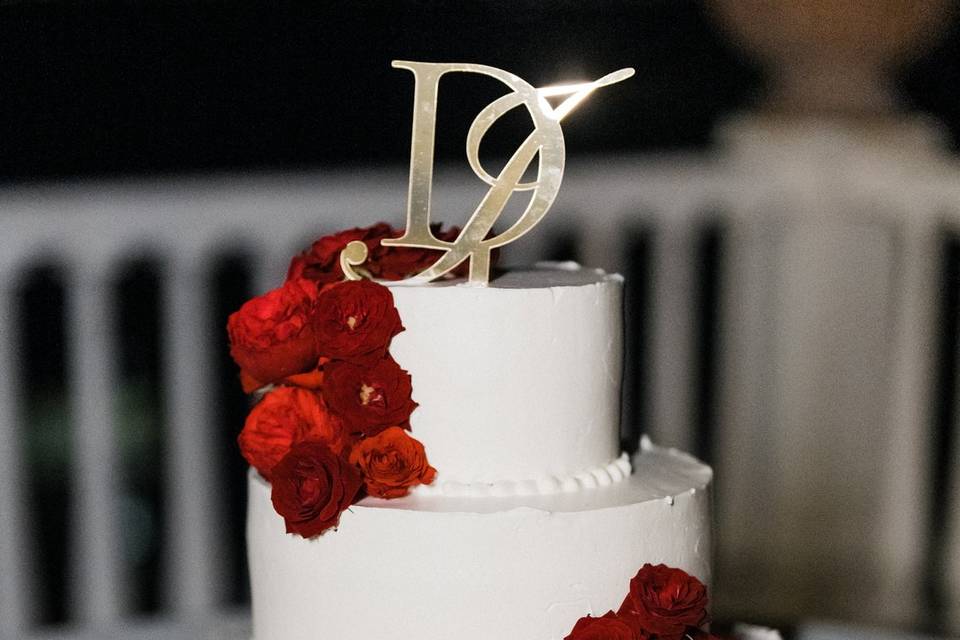 Cake topper Gold