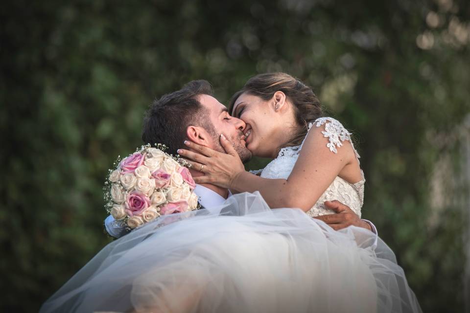 Sposi - Matrimonio - Bacio