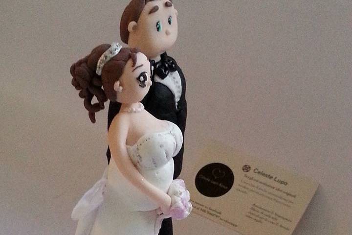 Il cake topper è stato realizz