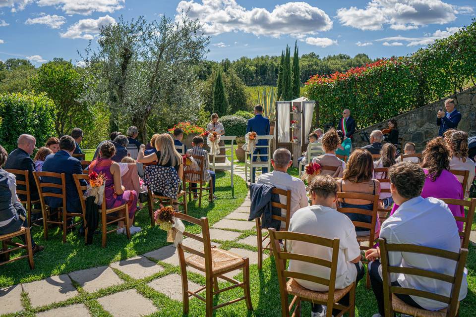 Cerimonia in giardino