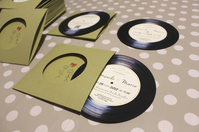 Vinile e Cover Carta Riciclata