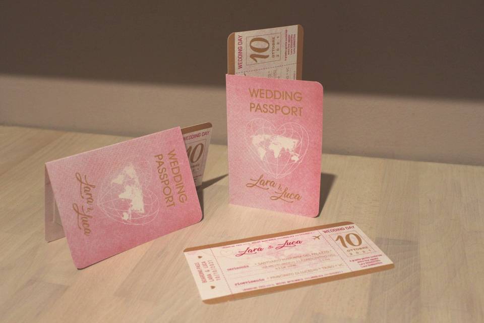 Partecipazione Passaporto Rosa